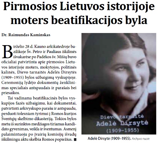 Adelė-Dirsytė „Mokslo Lietuva“, 2023 Nr. 14